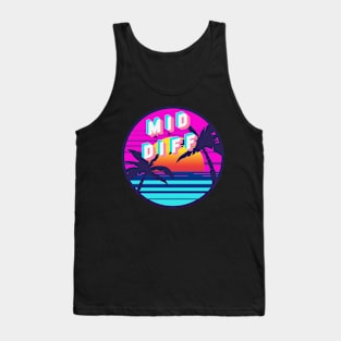 Mid Diff Retrowave Tank Top